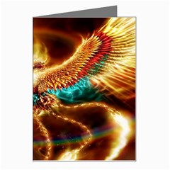 Fire Eagle Art Greeting Card from ArtsNow.com Left