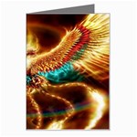 Fire Eagle Art Greeting Card