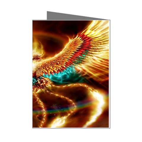 Fire Eagle Art Mini Greeting Cards (Pkg of 8) from ArtsNow.com Left