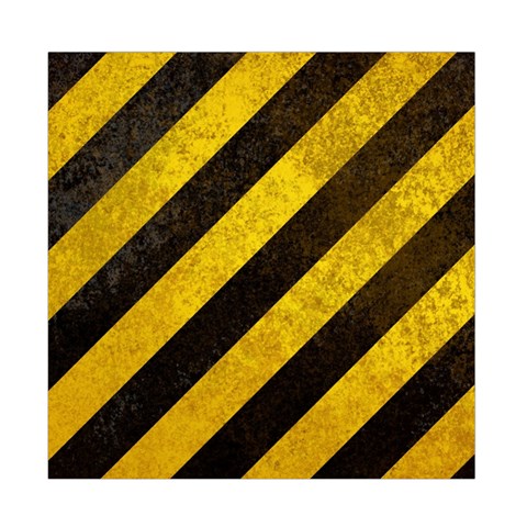 Black And Yellow Caution Duvet Cover (Full/ Double Size) from ArtsNow.com Front