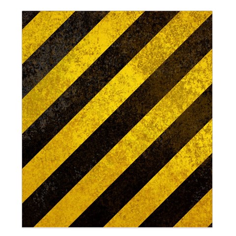 Black And Yellow Caution Duvet Cover (King Size) from ArtsNow.com Duvet Quilt