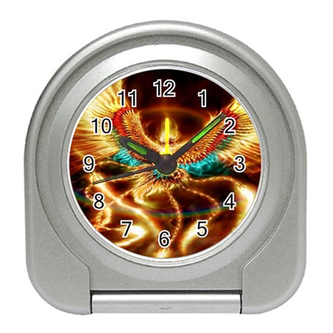 Fire Eagle Art Travel Alarm Clock from ArtsNow.com Front