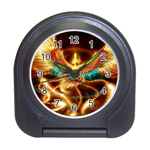 Fire Eagle Art Travel Alarm Clock from ArtsNow.com Front