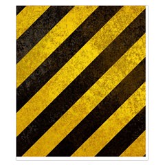 Black And Yellow Caution Duvet Cover Double Side (California King Size) from ArtsNow.com Front