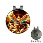 Fire Eagle Art Golf Ball Marker Hat Clip