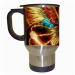 Fire Eagle Art Travel Mug (White)