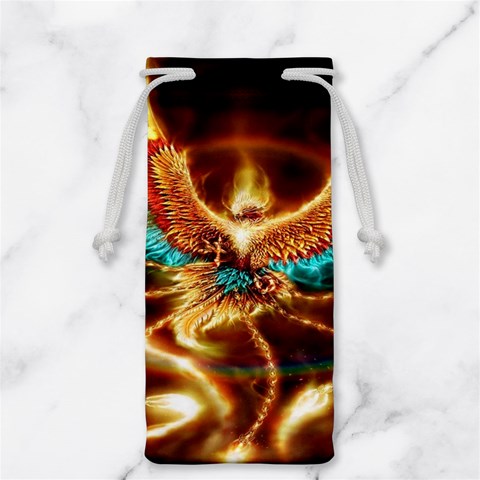 Fire Eagle Art Jewelry Bag from ArtsNow.com Front