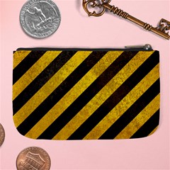 Black And Yellow Caution Large Coin Purse from ArtsNow.com Back