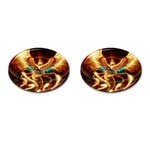 Fire Eagle Art Cufflinks (Oval)