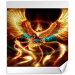 Fire Eagle Art Canvas 8  x 10 