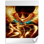 Fire Eagle Art Canvas 12  x 16 