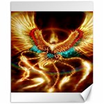 Fire Eagle Art Canvas 16  x 20 