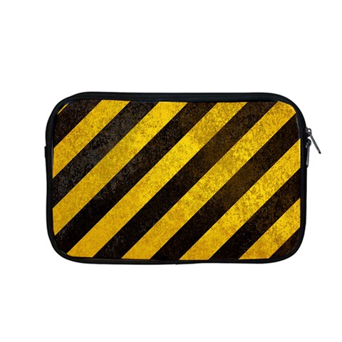 Black And Yellow Caution Apple MacBook Pro 13  Zipper Case from ArtsNow.com Front