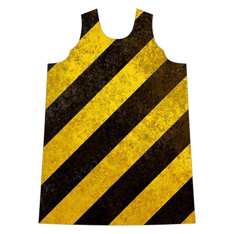 Black And Yellow Caution Shoulder Cutout Velvet One Piece from ArtsNow.com Front