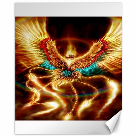 Fire Eagle Art Canvas 11  x 14  from ArtsNow.com 10.95 x13.48  Canvas - 1