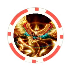 Fire Eagle Art Poker Chip Card Guard from ArtsNow.com Front