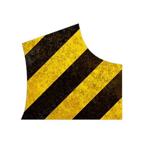 Black And Yellow Caution Women s Button Up Vest from ArtsNow.com Top Right