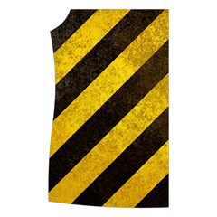 Black And Yellow Caution Women s Button Up Vest from ArtsNow.com Front Right