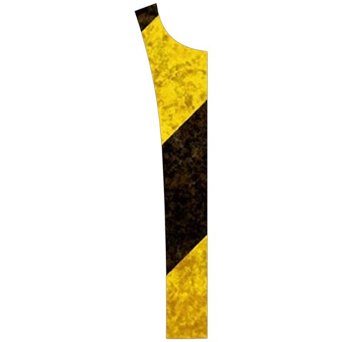 Black And Yellow Caution Women s Button Up Vest from ArtsNow.com Button Placket Left