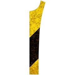 Black And Yellow Caution Women s Button Up Vest from ArtsNow.com Button Placket Right