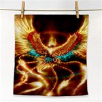 Fire Eagle Art Face Towel