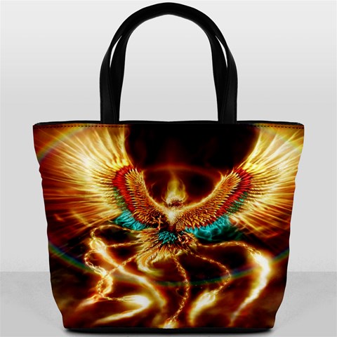 Fire Eagle Art Bucket Bag from ArtsNow.com Front