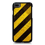 Black And Yellow Caution iPhone 8 Seamless Case (Black)