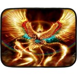 Fire Eagle Art Double Sided Fleece Blanket (Mini)