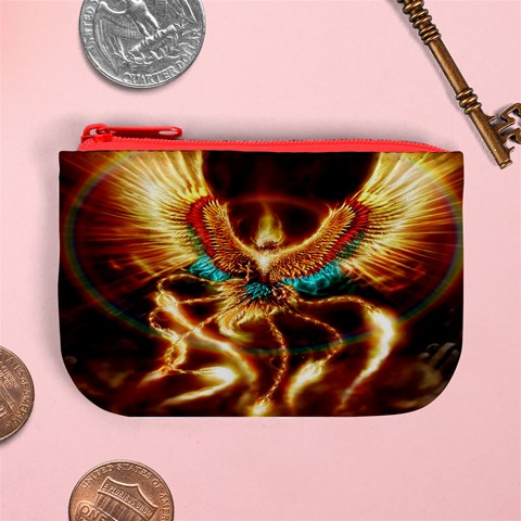 Fire Eagle Art Mini Coin Purse from ArtsNow.com Front