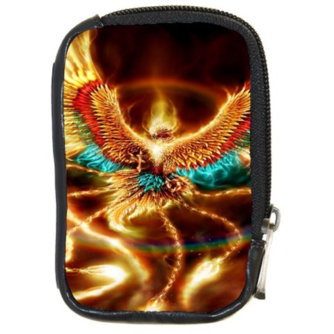 Fire Eagle Art Compact Camera Leather Case from ArtsNow.com Front