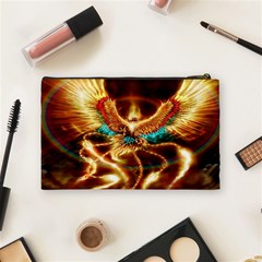 Fire Eagle Art Cosmetic Bag (Medium) from ArtsNow.com Back