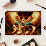 Fire Eagle Art Cosmetic Bag (Large)