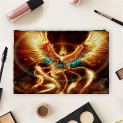 Fire Eagle Art Cosmetic Bag (Large) from ArtsNow.com Back