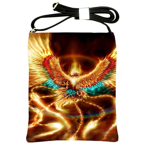 Fire Eagle Art Shoulder Sling Bag from ArtsNow.com Front