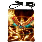 Fire Eagle Art Shoulder Sling Bag