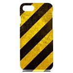 Black And Yellow Caution iPhone 7/8 Black UV Print Case