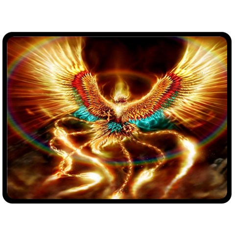 Fire Eagle Art Fleece Blanket (Large) from ArtsNow.com 80 x60  Blanket Front