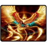 Fire Eagle Art Fleece Blanket (Medium)