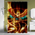 Fire Eagle Art Shower Curtain 48  x 72  (Small)