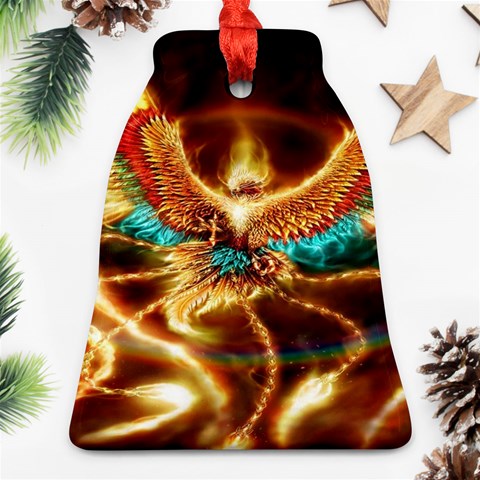 Fire Eagle Art Bell Ornament (Two Sides) from ArtsNow.com Front