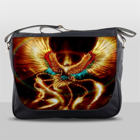 Fire Eagle Art Messenger Bag from ArtsNow.com Front