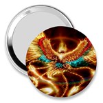 Fire Eagle Art 3  Handbag Mirror