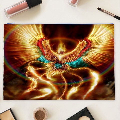 Fire Eagle Art Cosmetic Bag (XXL) from ArtsNow.com Front