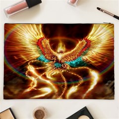 Fire Eagle Art Cosmetic Bag (XXL) from ArtsNow.com Back