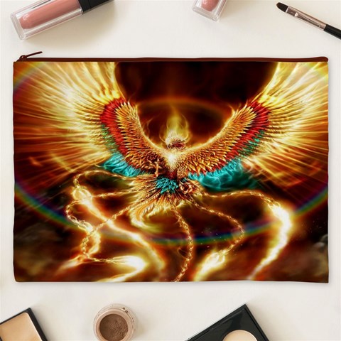 Fire Eagle Art Cosmetic Bag (XXXL) from ArtsNow.com Front