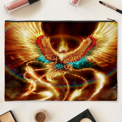 Fire Eagle Art Cosmetic Bag (XXXL) from ArtsNow.com Back