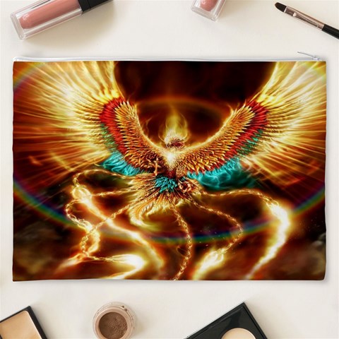 Fire Eagle Art Cosmetic Bag (XXXL) from ArtsNow.com Back