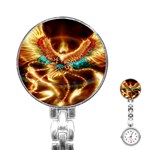 Fire Eagle Art Stainless Steel Nurses Watch