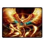 Fire Eagle Art Double Sided Fleece Blanket (Small)