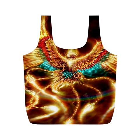 Fire Eagle Art Full Print Recycle Bag (M) from ArtsNow.com Front